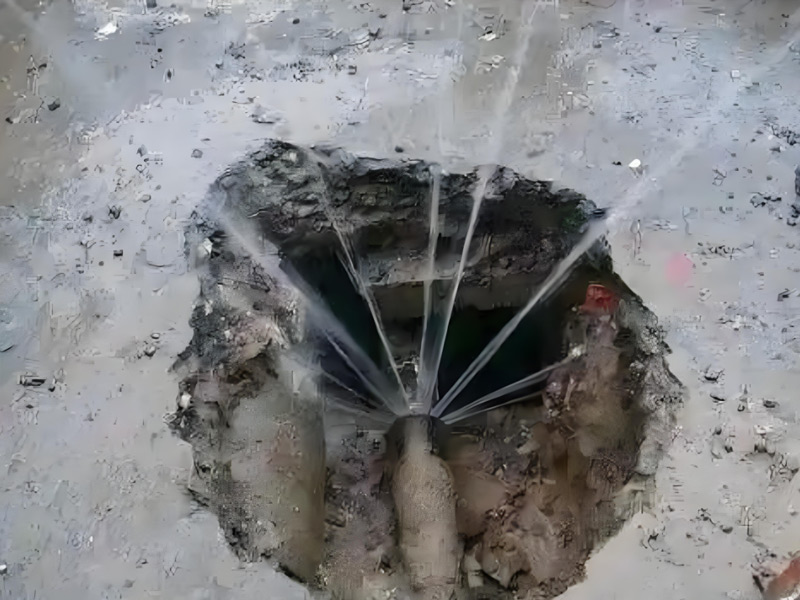 云南大理精准定位球墨管接口漏水点
